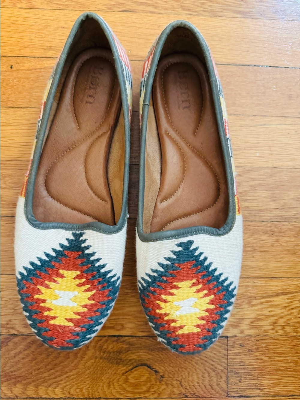 BOC Born Multicolor Southwestern Textile Ballet Flats